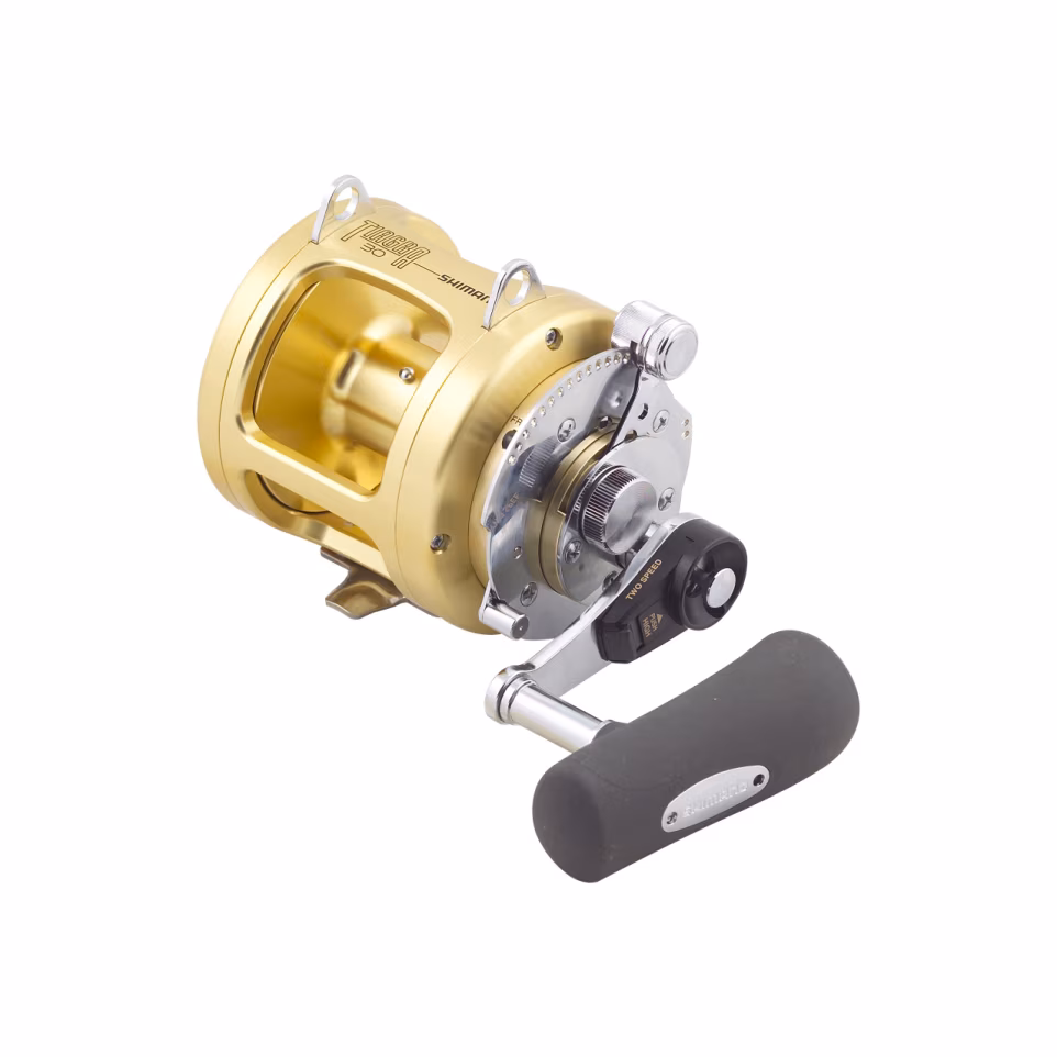 SHIMANO TIAGRA A TWO SPEED 130A LEVEL DRAG REEL - Image 3